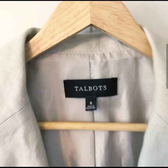 Talbots 100% Linen Blazer - Picture 3 of 5
